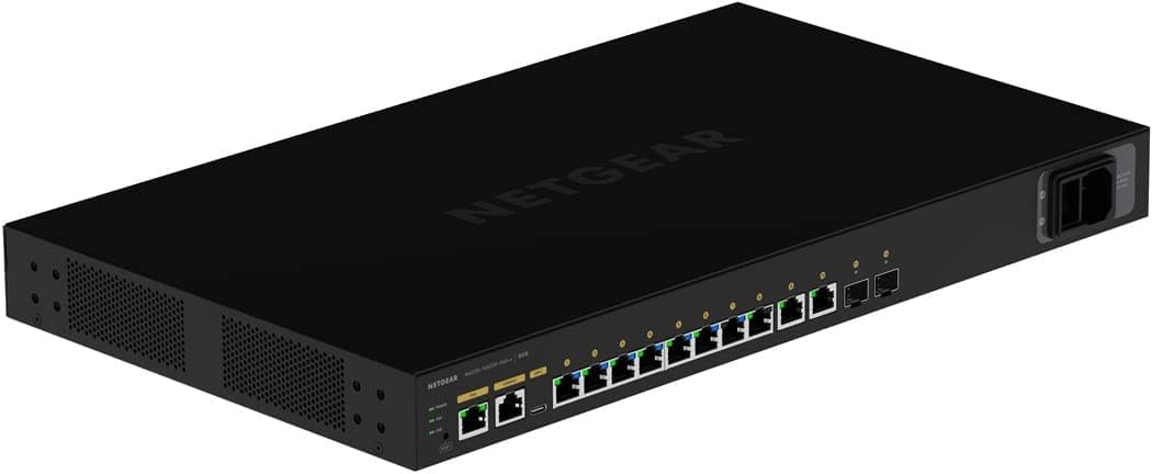 Switch Netgear 12-Port AV Line M4250 10G2XF PoE++