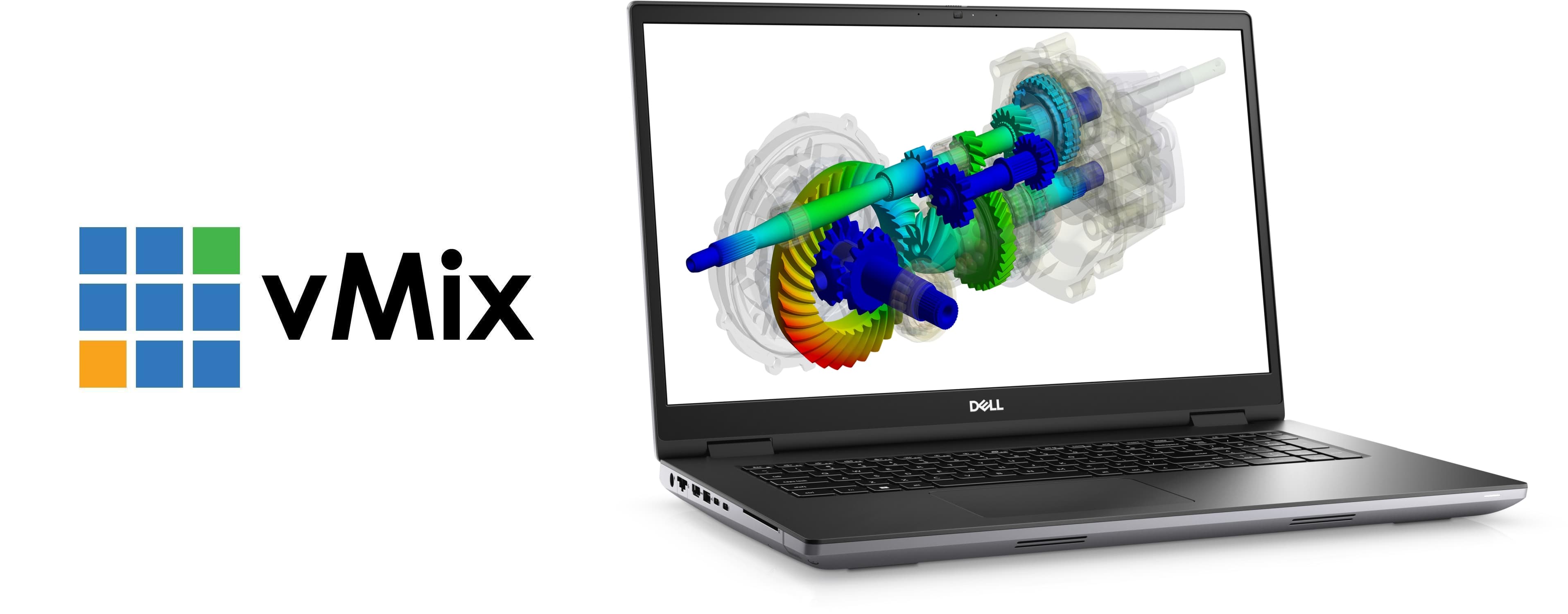 vMIX 4K na DELL PRECISION 7770 (WIN11)