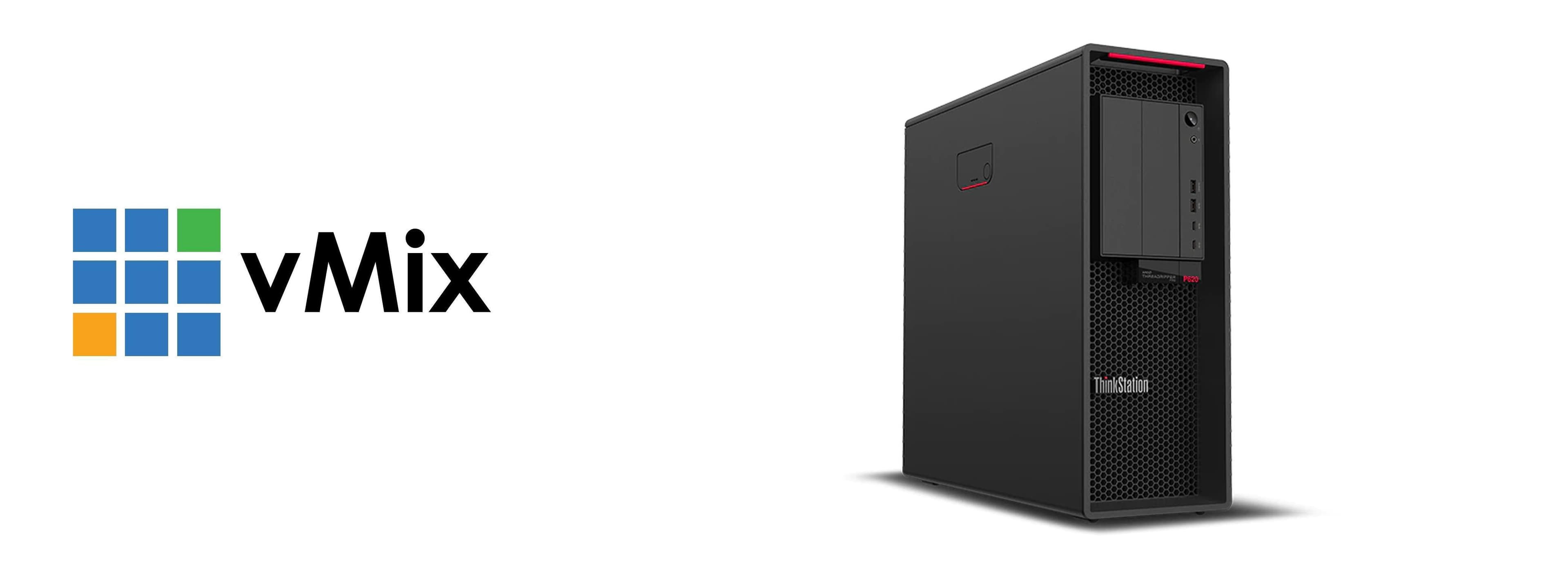 vMIX 4K na LENOVO P620 (WIN10)